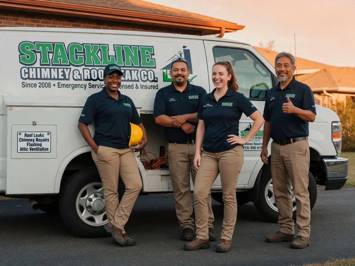 Chimney flashing repair company in Rush Springs, OK
